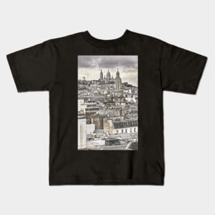 The Rooftops of Paris Kids T-Shirt